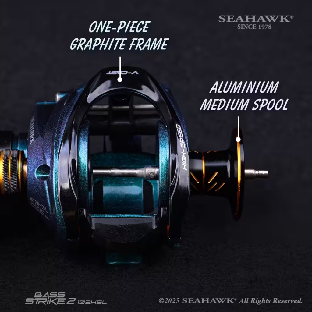 BASS STRIKE 2 103HSL Baitcasting Reel 7.5:1