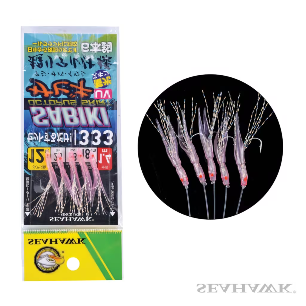 SABIKI 333 Octopus UV Fishing Hooks